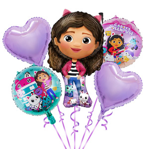Vente en gros, ensemble de ballons en aluminium pour maison de poupée <span class=keywords><strong>Gabby</strong></span>, ballons ronds de décoration de fête d'anniversaire en forme de boule - Product Image 5