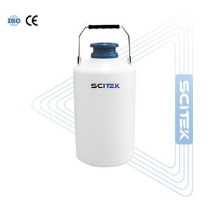 ถังไนโตรเจนเหลวแบบพกพา SCITEK พร้อมโครงสร้างอะลูมิเนียมน้ำหนักเบา แข็งแรง ทนทาน ลดการสูญเสียไนโตรเจนเหลวได้มาก - Product Image 3