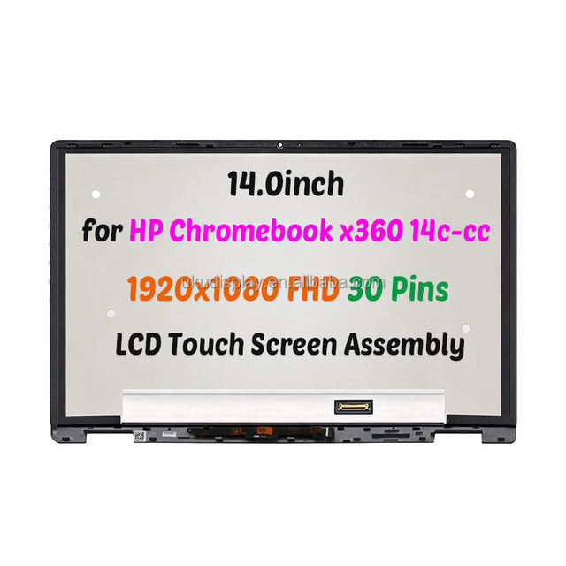 14.0 Inch for HP Chromebook x360 14C-CD0053DX 1920x1200 LCD Display Replacement Touch Screen Digitizer Assembly New