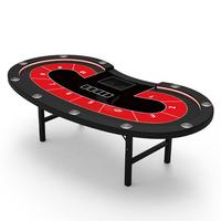 YH Exquis Nouveau Design 10 Places Haute Qualité Portable Stable Jeu Pliant Texas Table Avec Lumière Led