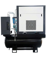 Compresseur d'air à vis monophasé à aimant permanent ZAKF 20HP 15KW 220V 60HZ 1,4m³/min 300L pour découpe laser intégrée