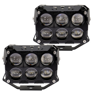 Qideguan Motorcycle <b>Spotlight</b> 6-Bead Double Row Led With Fan Ip67 For Offroad Lighting - Product Image 5