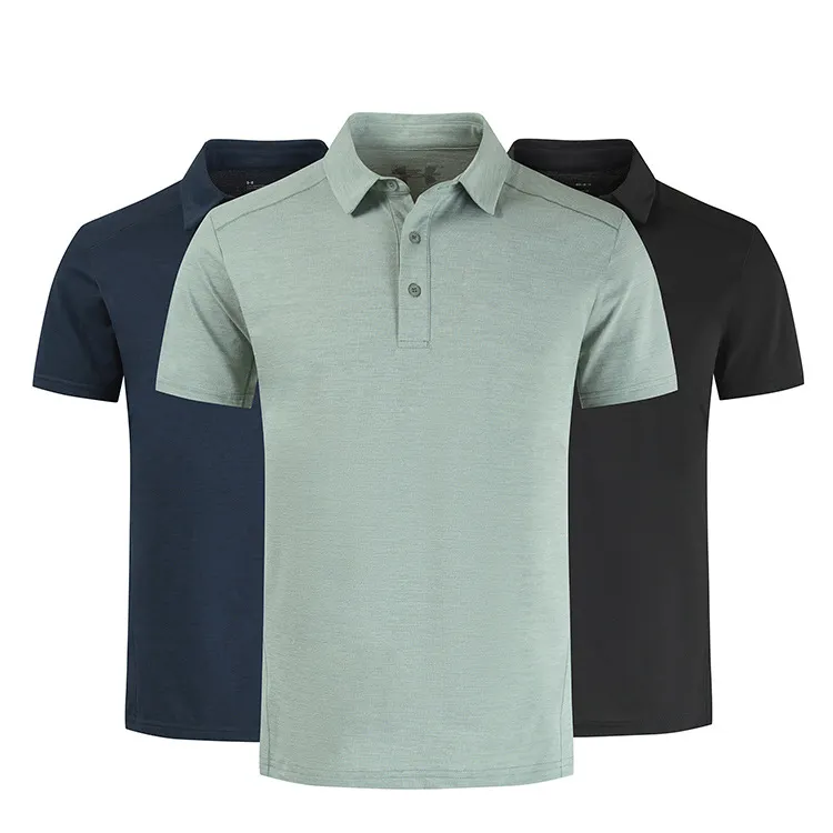 Fashion Cotton Breathable Blank Polo T-shirt Soft Plain Polo Shirts Custom Logo Polo Shirts