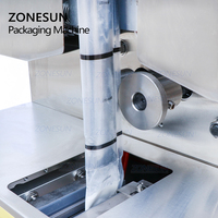 ZONESUN ZS-F100 4 Côté D'oreiller De Joint En Plastique Sac D'étanchéité Machine De Remplissage De Poudre Prix Automatique Machine à Emballer
