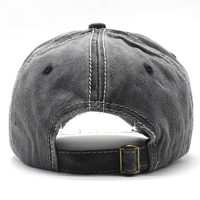 Gorra de béisbol desgastada con bordado de letras Route 66 personalizado, de seis paneles, con visera curva ajustable, para exteriores, al por mayor