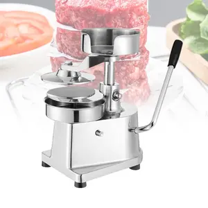 100mm 130mm Stainless steel Manual type mini hamburger press patty making machine burger meat forming maker