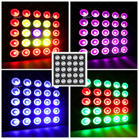 SHTX - Matriz de Luces LED RGBW 5x5 de 25x12W, la Más Vendida, para Escenarios, Discotecas, Bodas, Espectáculos, Iluminación de Escenario