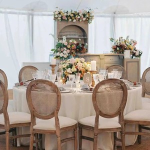 Luxury Bride and Groom High Back Banquet Hall Furniture Wooden <strong>Chiavari</strong> Crystal Party Dining Table Modern Wedding <strong>Chairs</strong> Events - Product Image 4