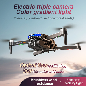 Giá rẻ bay không người lái với máy ảnh 480p không đầu chế độ quang học dòng chảy Quadcopter bay không người lái 100m điều khiển từ xa không chổi than điện không khí hover Selfie - Product Image 4