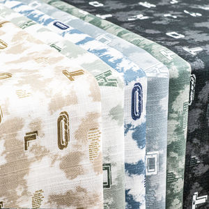 Tissus pour vêtements en gros : Chemises à imprimé abstrait léger, Popeline, Sergé, Satin tissé, Polyester peigné écologique, Impression numérique - Product Image 5