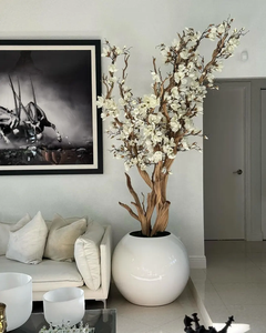 Arbre à fleurs de cerisier artificiel blanc sur mesure, dernière tendance, vente chaude sur Tik Tok et YouTube, pour la décoration intérieure - Product Image 4