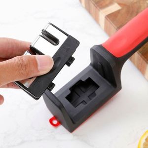 3-in-1 Knife Sharpener Wholesale Household Multifunctional Three-Stage Knife Sharpener Quick Ceramic Knife Sharpener - Product Image 3