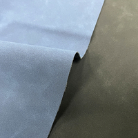 Cuir artificiel PU Yangbuck 1.0 écologique, finition mate, aspect daim, imperméable, résistant à l'abrasion, avec support tissé pour chaussures