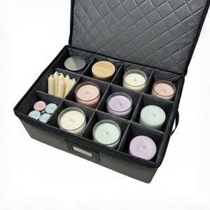 <span class=keywords><strong>Caja</strong></span> Organizadora <span class=keywords><strong>para</strong></span> Velas con Divisores, Gabinete <span class=keywords><strong>para</strong></span> Almacenamiento <span class=keywords><strong>de</strong></span> Velas con 12 Niveles <span class=keywords><strong>de</strong></span> Segmentación, Adecuado <span class=keywords><strong>para</strong></span> Velas <span class=keywords><strong>de</strong></span> Aromaterapia - Product Image 1