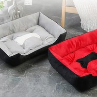 Lits pour chiens et chats, tapis pour chiens, literie chauffante saisonnière pour chiens et chats, fournitures pour animaux de compagnie, niche chaude d'hiver pour chiens
