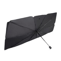 Pare-soleil de pare-brise avant de voiture, résistant aux UV, avec poignée manuelle en plastique, pliable, logo personnalisé, parapluie de voiture portable