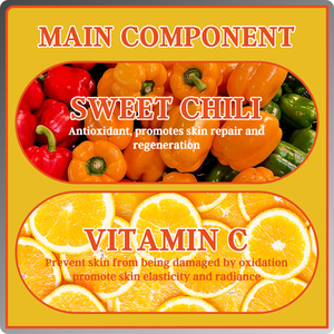 Suero Iluminador de Pimiento WANXI con Ácido Hialurónico para Hidratación, Cuidado Facial para una Piel Más Suave y Equilibrada - Product Image 3