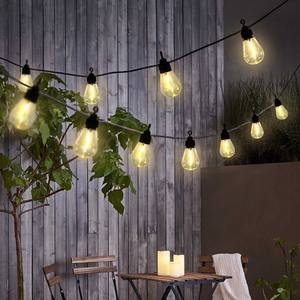 Cadena de luz <span class=keywords><strong>solar</strong></span> para acampar al aire libre Jardín <span class=keywords><strong>Terraza</strong></span> Decoración de Navidad con bombilla de bola de filamento de tungsteno se puede conectar - Product Image 1