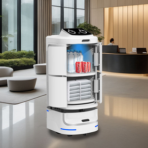 <span class=keywords><strong>Robot</strong></span> de livraison hôtelier autonome Janz Speedybot avec capacité de charge de 20 kg, guidage vocal interactif et accueil intelligent - Product Image 3