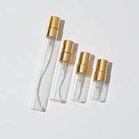 Bon marché de haute qualité 2ml 3ml 5ml 10ml petits flacons d'atomiseur de parfum échantillon bouteille en verre avec pompe de pulvérisation en plastique mini bouteilles de testeur
