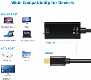 <span class=keywords><strong>Adaptateur</strong></span> Mini <span class=keywords><strong>HDMI</strong></span> vers HDTV 4K, Câble Convertisseur pour Moniteur, pour <span class=keywords><strong>MacBook</strong></span> Pro <span class=keywords><strong>Air</strong></span>, Ordinateur Portable, Matériau ABS - Product Image 3