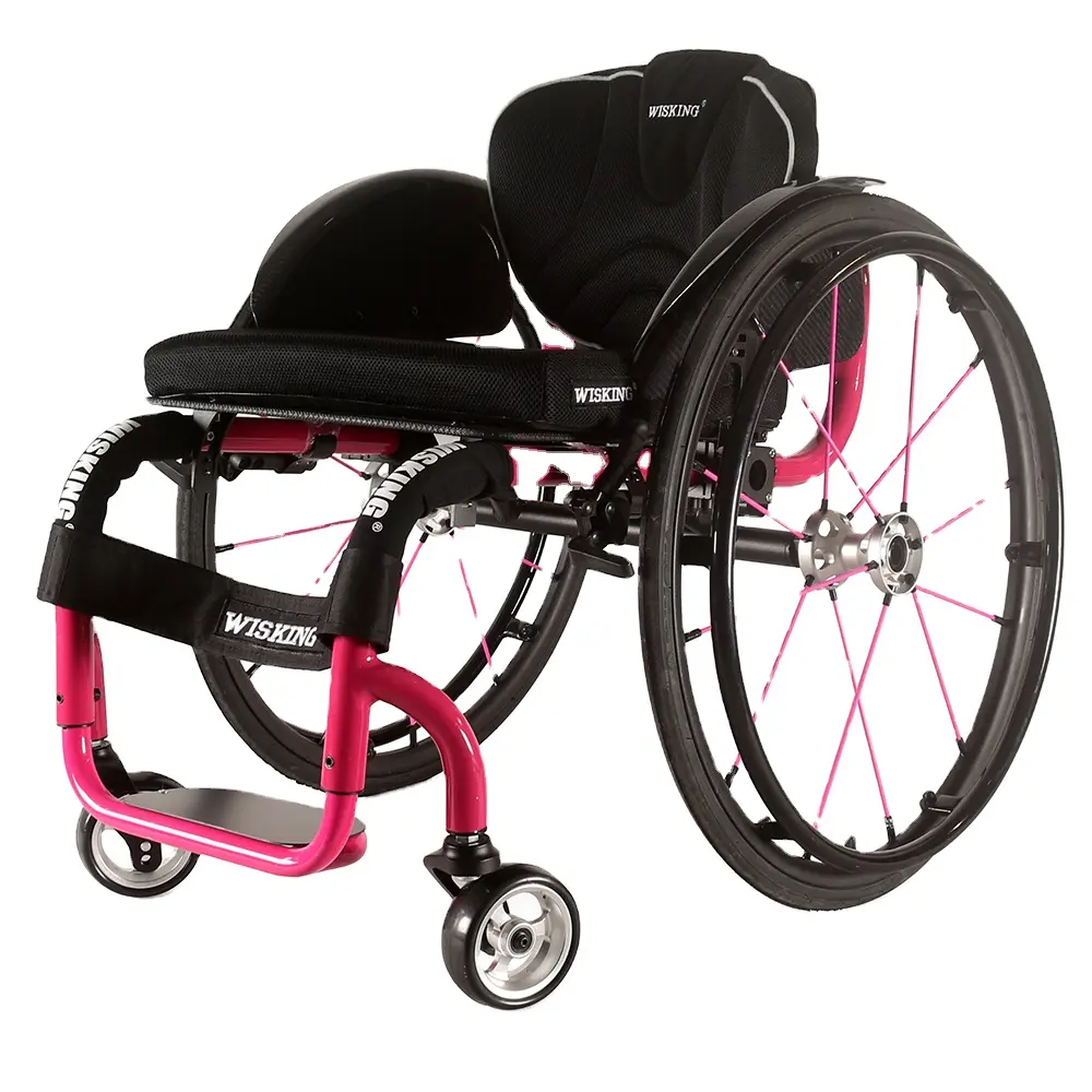 Fauteuil roulant de sport en polyester, pour les loisirs, adultes