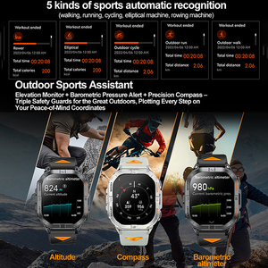 Nuevo Reloj Inteligente K72 con GPS, Brújula, Linterna, Batería de 580 mAh, Resistente al Agua 3ATM, Reloj Inteligente Deportivo para Exteriores para Hombres - Product Image 5