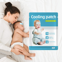 Etiqueta Privada OEM, Parche de Gel Refrigerante Físico de Larga Duración (8 Horas) para Niños y Bebés