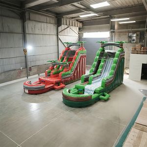 Combo <span class=keywords><strong>de</strong></span> Tobogán Acuático Inflable, Toboganes Acuáticos Inflables, Castillo Inflable Verde <span class=keywords><strong>con</strong></span> Tobogán y <span class=keywords><strong>Piscina</strong></span> - Product Image 2