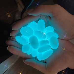 Natuurlijke Lichtgevende Steen Gloed In De Donkere Steen Geschikt Voor Bloempot Parken - Product Image 1