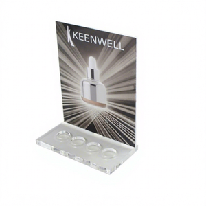 Présentoir de parfum en acrylique, 10 pièces, Design personnalisé, produits cosmétiques, LED - Product Image 1