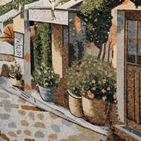 Mosaïque murale en pierre artisanale pittoresque, carreaux décoratifs modernes, adaptés aux intérieurs, salon, cuisine, salle de bain