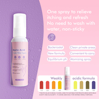 Marca personalizada ácido bórico productos de cuidado femenino Gel de limpieza vaginal lavado Yoni Pops Kit juegos de ácido bórico
