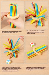 Esercizi di tracciamento visivo con gioco di sovrapposizione 5 in 1 per sviluppare la coordinazione occhio-mano e divertenti giochi da tavolo - Product Image 5