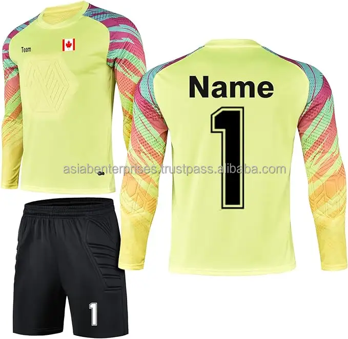 Nieuw-Winnende Beest Goal Keeper Jersey Keeper Uniform Tenue, Volwassen Indoor Turf Sport Outfit