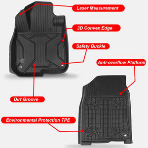 <span class=keywords><strong>Tappetini</strong></span> Auto Impermeabili Antiscivolo per Volkswagen <span class=keywords><strong>Tiguan</strong></span> 2009-2016, Accessori Interni per Auto VW - Product Image 5