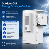 Kabinet Penyimpanan Energi Komersial Luar Ruangan MECC 241kWh 125kW Baterai LiFePO4 BESS dengan EMS Cerdas untuk Cadangan PV Surya