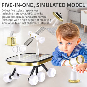 Juguete espacial de exploración de ciencia, telescopio con Radar UFO, satélite Mars, Coche - Product Image 3