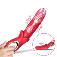 Vibromasseur 2-en-1, 10 modes, masseur du point G, jouet sexuel rechargeable pour femmes et couples