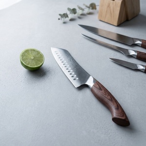 Ensemble de couteaux de cuisine personnalisés de qualité supérieure, 6 pièces, couteaux de boucher professionnels en acier inoxydable, ensemble de couteaux de chef pour la cuisine - Product Image 3