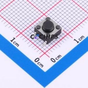 TS-1102S26043 Tactile <b>Switch</b> SMD-4P,6x6mm <b>Switch</b> Single Pole Single Throw Round Button 2.6N 4.3mm - Product Image 1