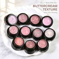 Gel Constructeur Pudding Non Coulant, Sans HEMA ni TPO, Sans Chauffage, Texture Crémeuse, Apex Building Rose Nude, Gel UV Soak Off Professionnel
