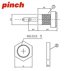 ขั้วต่อไฟฟ้ากระแสตรงแบบหนีบ ขนาด 5.5x2.1/2.5 มม. ตัวเมีย พร้อมสายเคเบิล สำหรับใช้งานในอุตสาหกรรม - Product Image 2