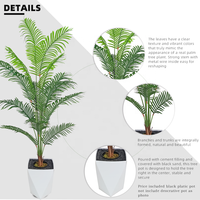 Hochwertige Künstliche Palme aus China, 200cm, Oh Arts Große Synthetische Kanada-Palme zur Dekoration