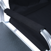 Chaise de Réalisateur Pliante Portable d'Extérieur Compacte et Gain de Place avec Table Latérale