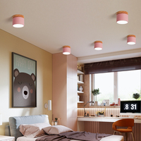 Plafonnier LED moderne nordique à montage ouvert pour intérieur, éclairage simple pour chambre, couloir, balcon, entrée