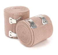 Bandage élastique de 6 pouces de haut avec clip en aluminium Consommables imperméables Bande médicale auto-adhésive Paquet de pansement de guérison de gaze