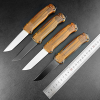 Couteau de poche BM 5370 de haute qualité, lame tactique D2, manche PEI, couteau de survie portable pour le camping et la chasse, EDC
