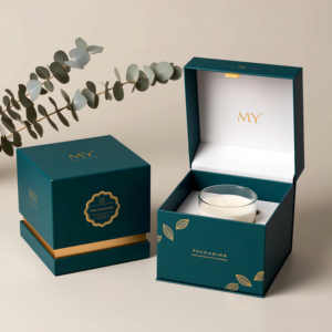 Caja Rígida Magnética de Lujo con Logotipo Personalizado, Caja de Regalo Plegable con Cierre Magnético para Velas, Joyería, Perfume, Embalaje de Cosméticos - Product Image 1