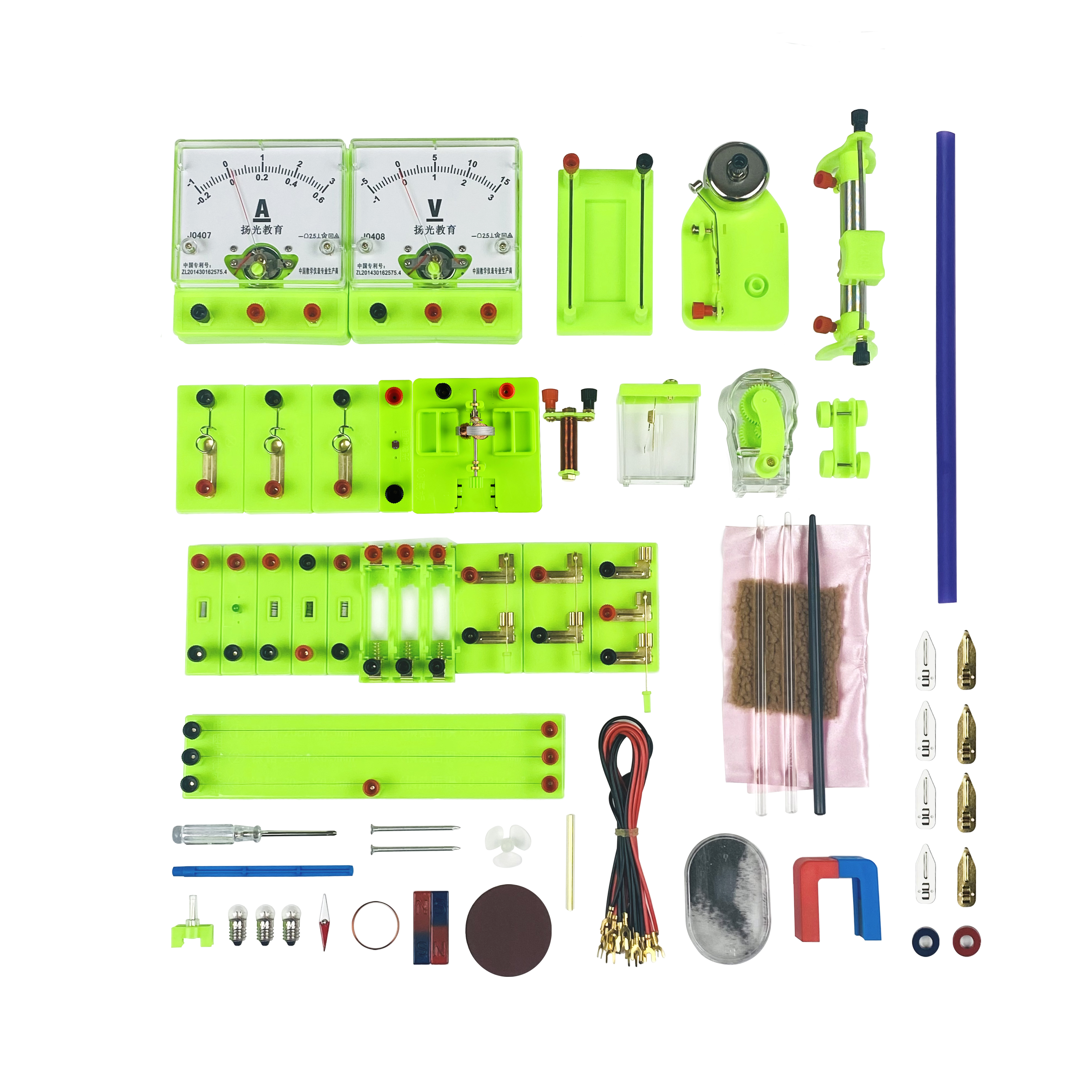 Kit de Ciencia Educativa STEM, circuitos educativos de serie paralela, enseñanza, educación, aprendizaje de física y kit de electromagnetismo